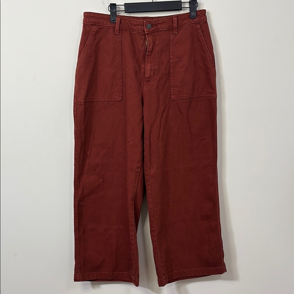 Universal Thread Rust Wide Leg Pants - Picture 2 of 11